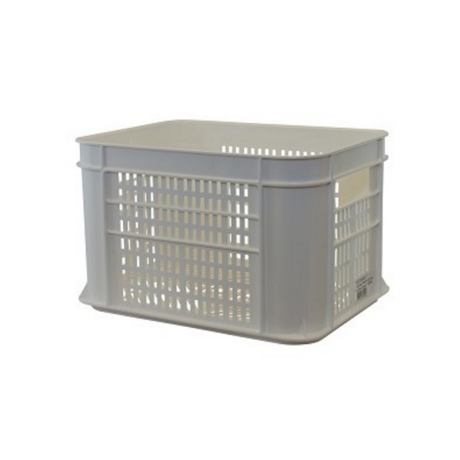 Witte fietskrat 30l