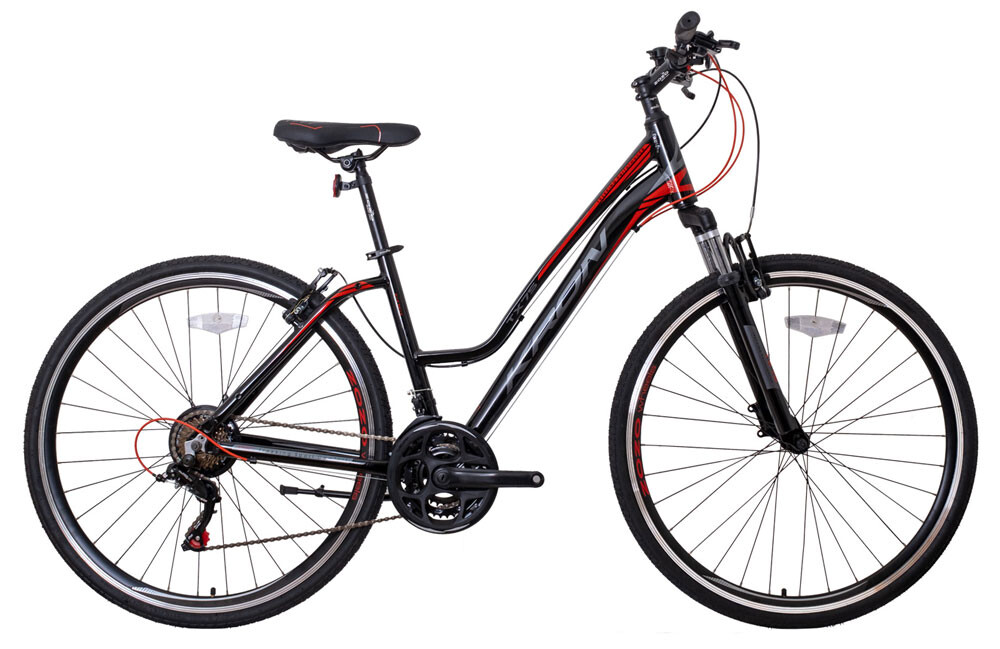 Kron Hybride Fiets | Tour | Rood