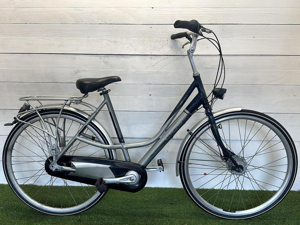 Cross city bike, grey/metal