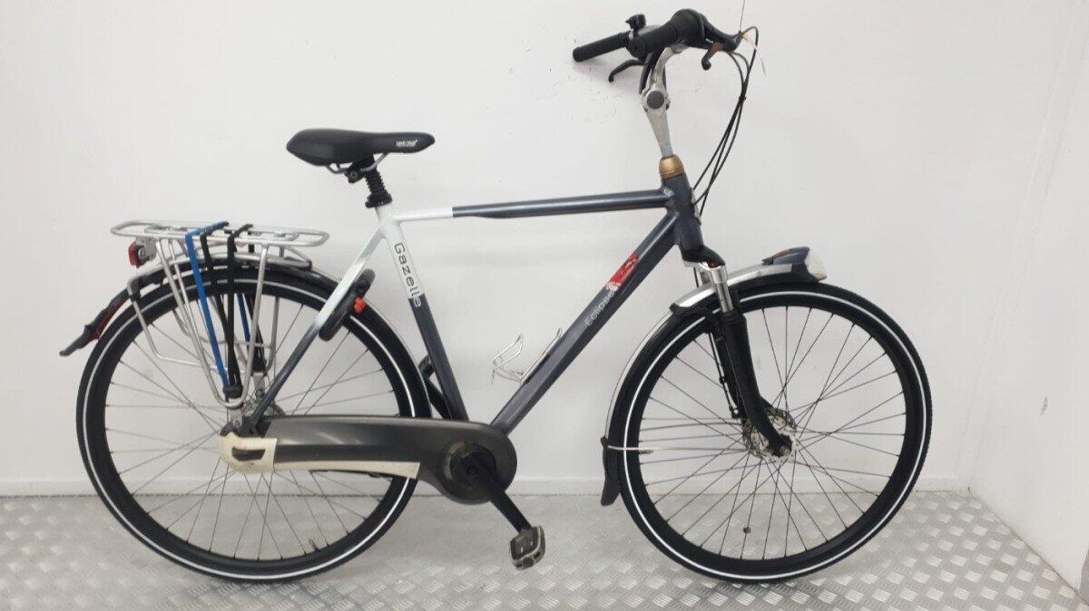 Gazelle Eclipse | Gebruikt | 3 maanden garantie | 28 inch, grey/metal