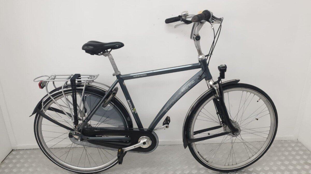 Batavus weekend | Gebruikt | 3 maanden garantie | 28 inch, grey/metal