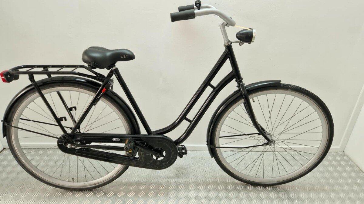 Omafiets | Gebruikt | 3 Maanden Garantie | 28 inch, black