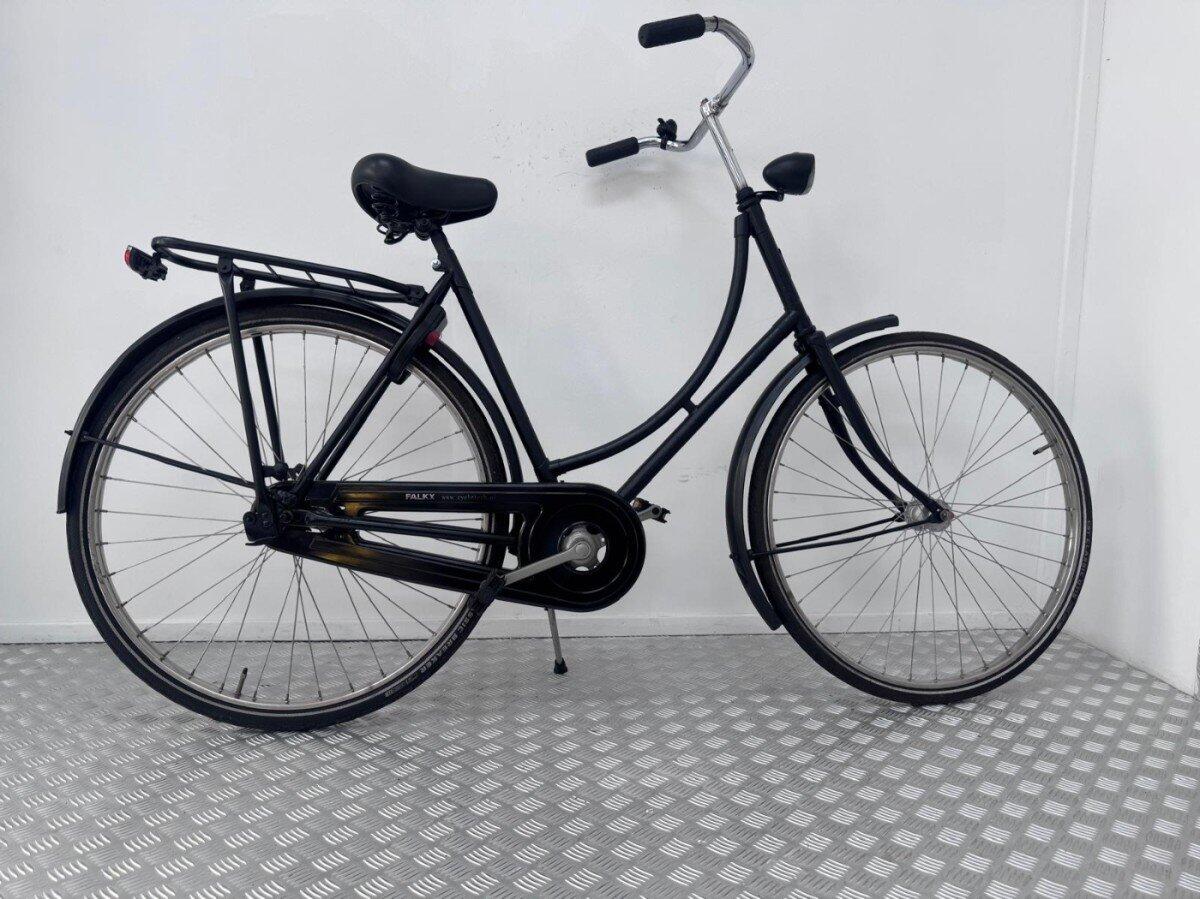 Omafiets | Gebruikt | 3 Maanden Garantie | 28 inch, black