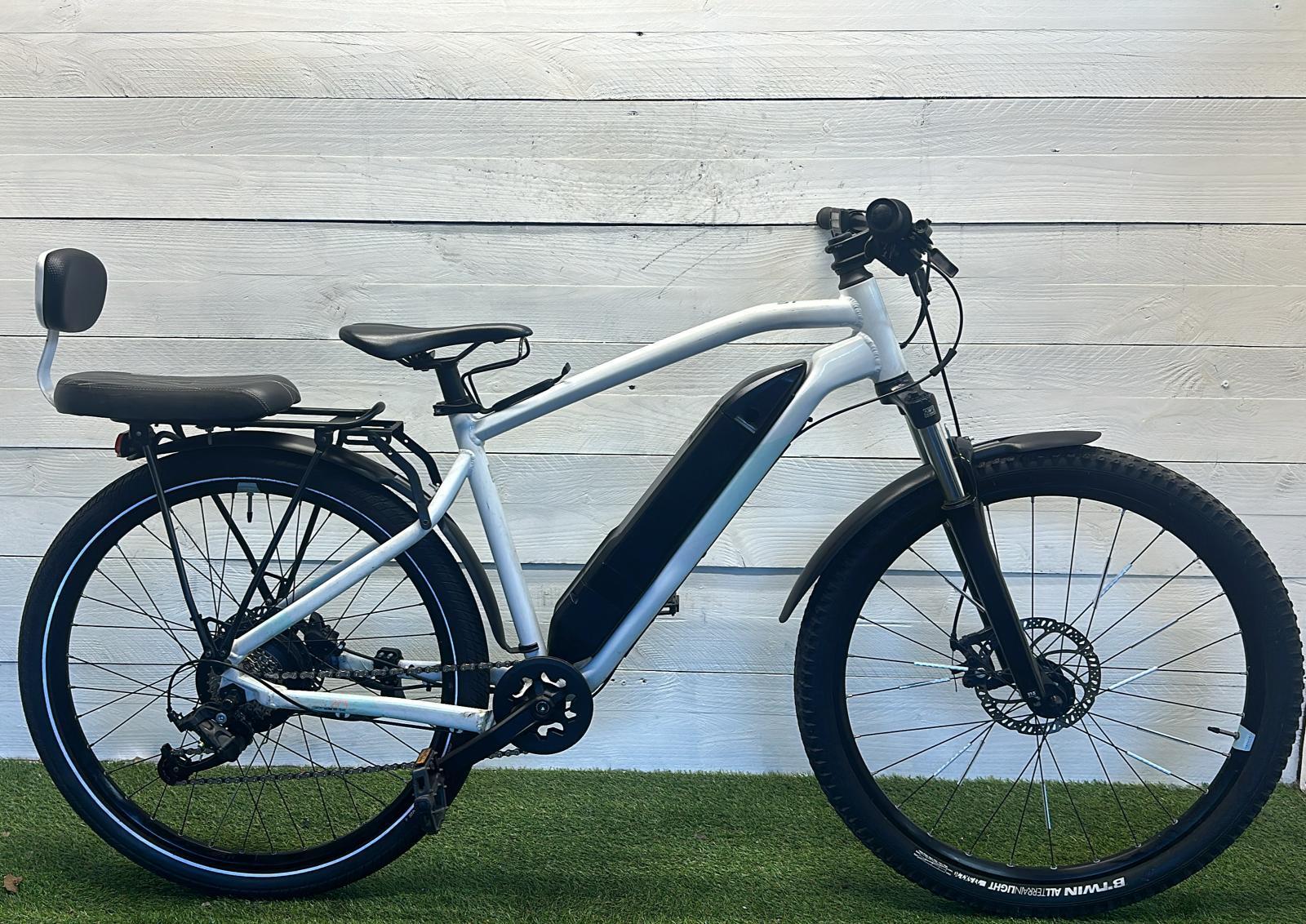 Btwin electric city bike, white