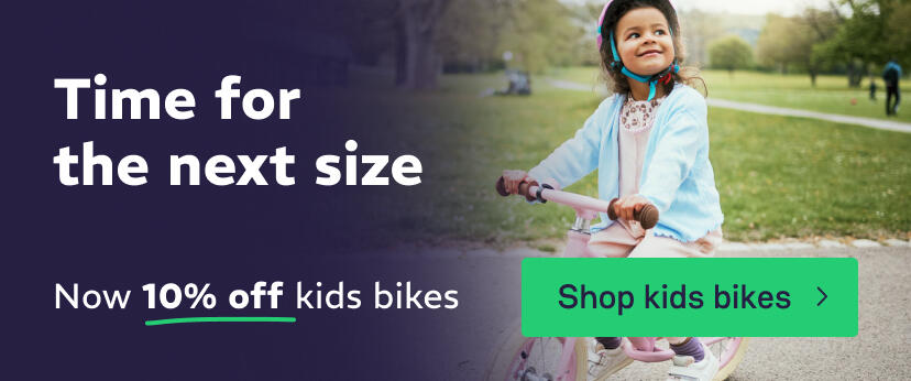 Banner - Kids bikes up to 10% off