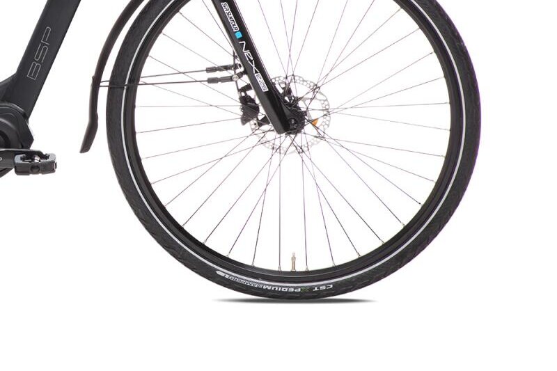 BSP electric city bike 493Wh, Shimano Nexus 7, black (4)