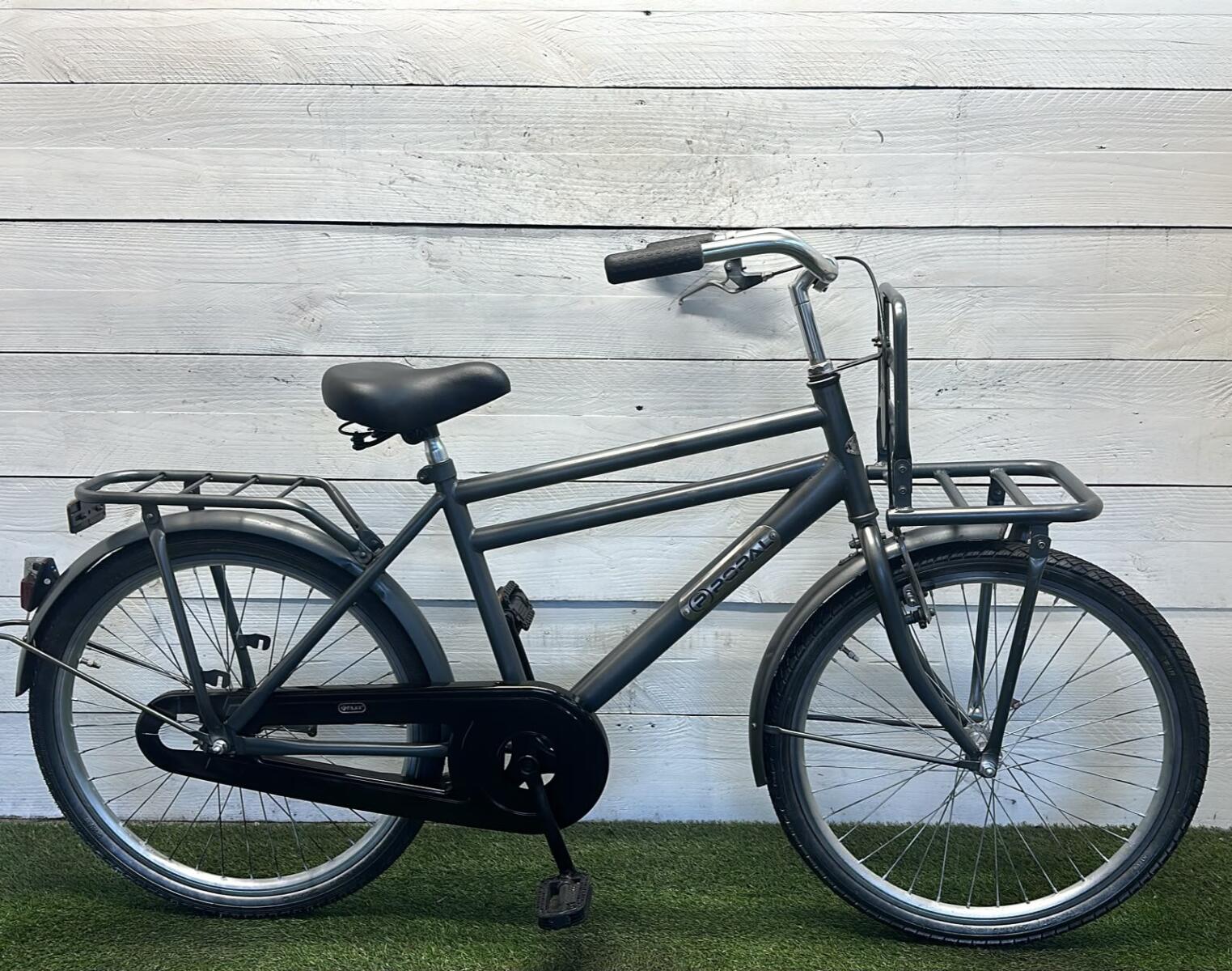 Popal transport city bike, black