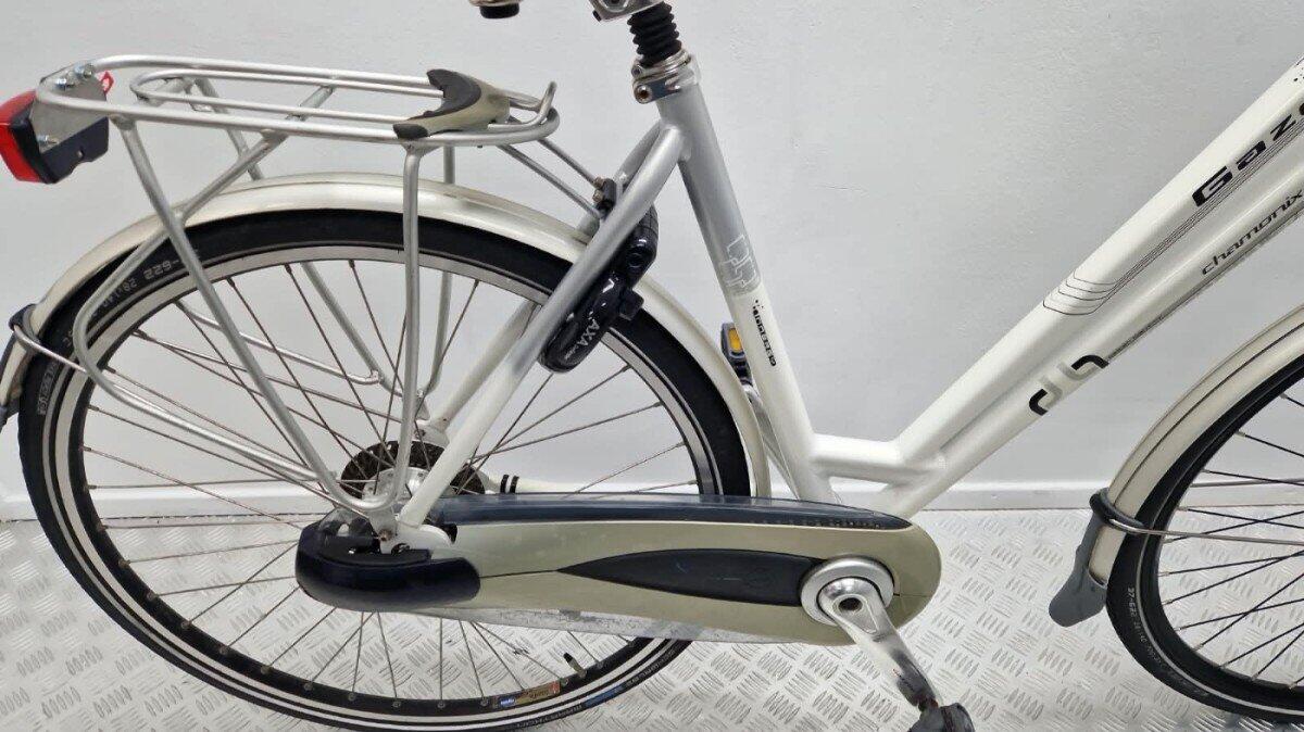 Gazelle Chamonix  | Gebruikt | 3 maanden garantie | 28 inc, Shimano Nexus, white (3)