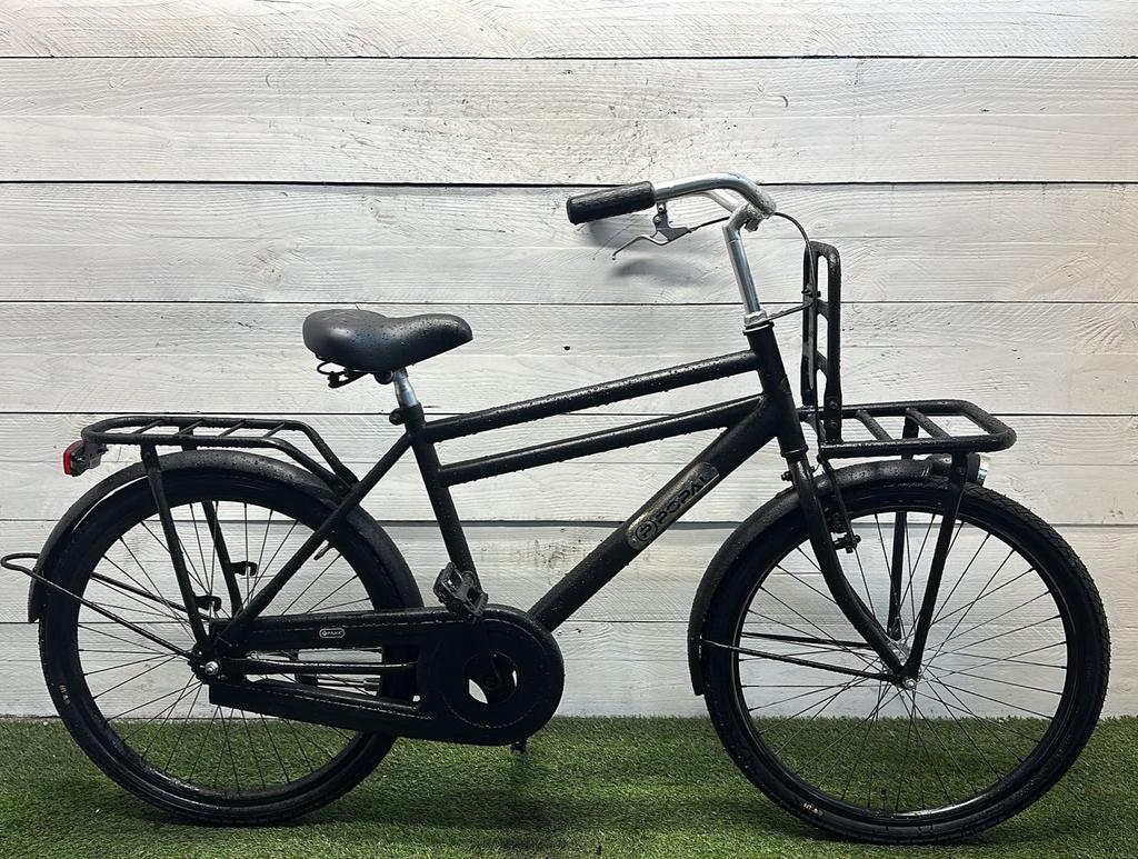 Popal transport city bike, black