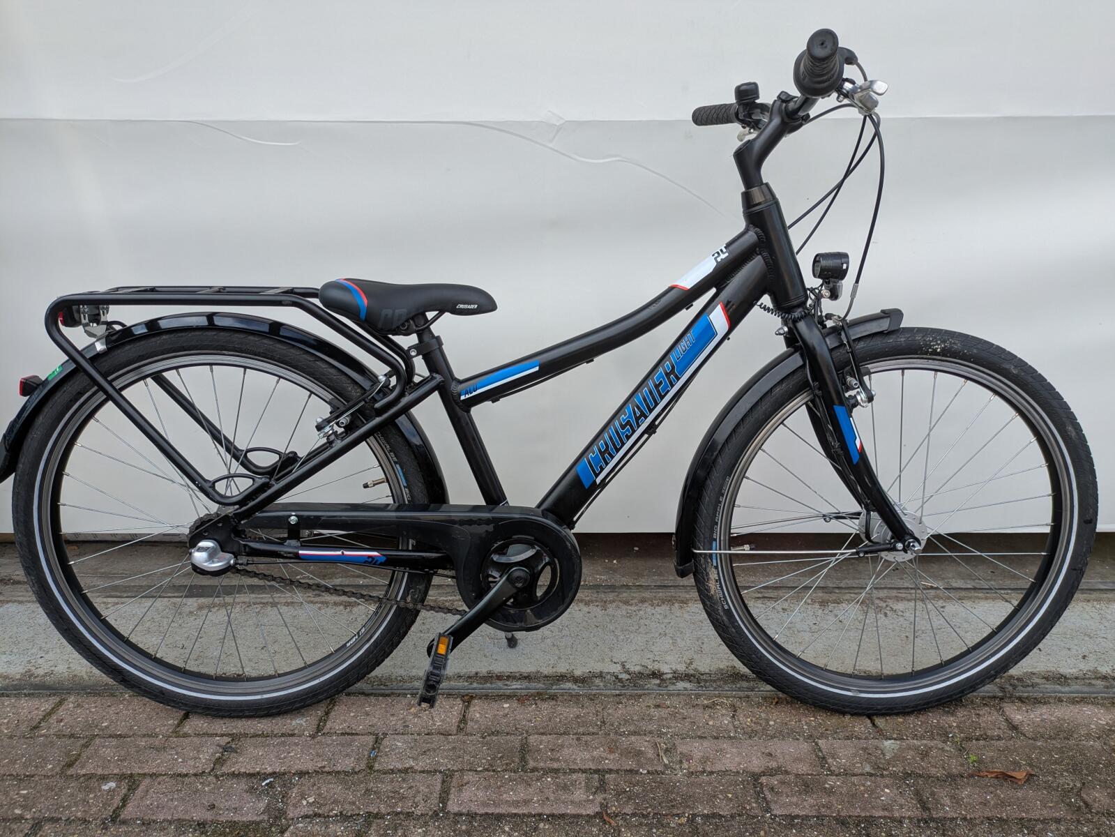 24 inch Puky Crusader Light met 3 versnellingen en een naafdynamo.