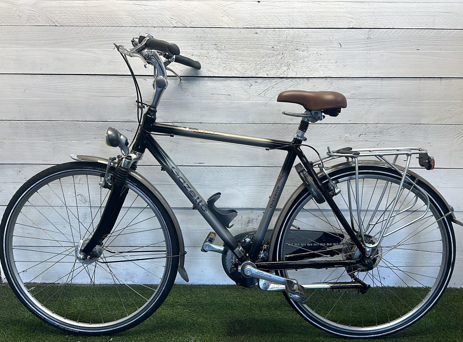 Gazelle city bike, grey/metal
