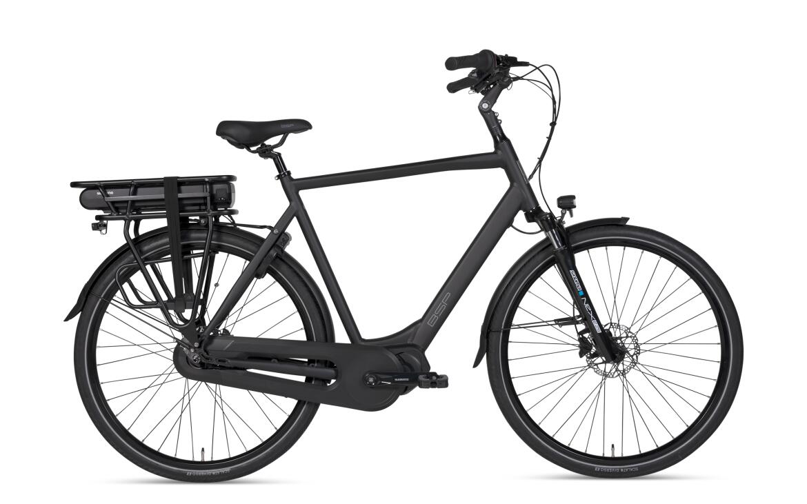 BSP electric city bike 493Wh, Shimano Nexus 7, black