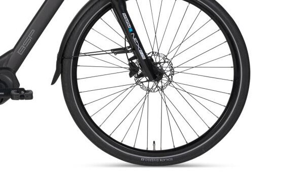 BSP electric city bike 493Wh, Shimano Nexus 7, black (5)