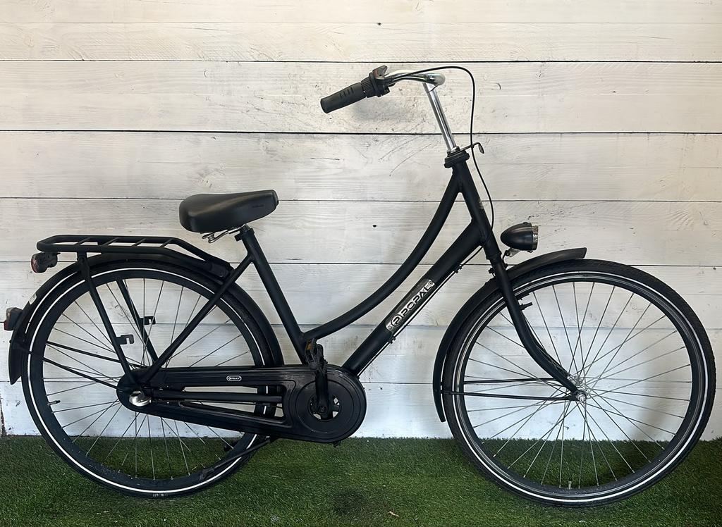 Popal mom/dad bike city bike, black