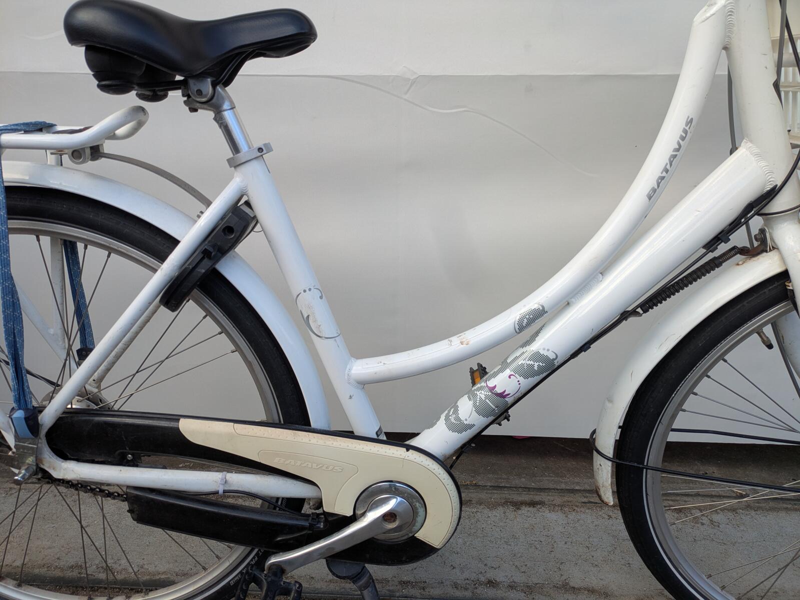 28 inch Batavus Diva met 7 versnellingen en een voordrager. (5)