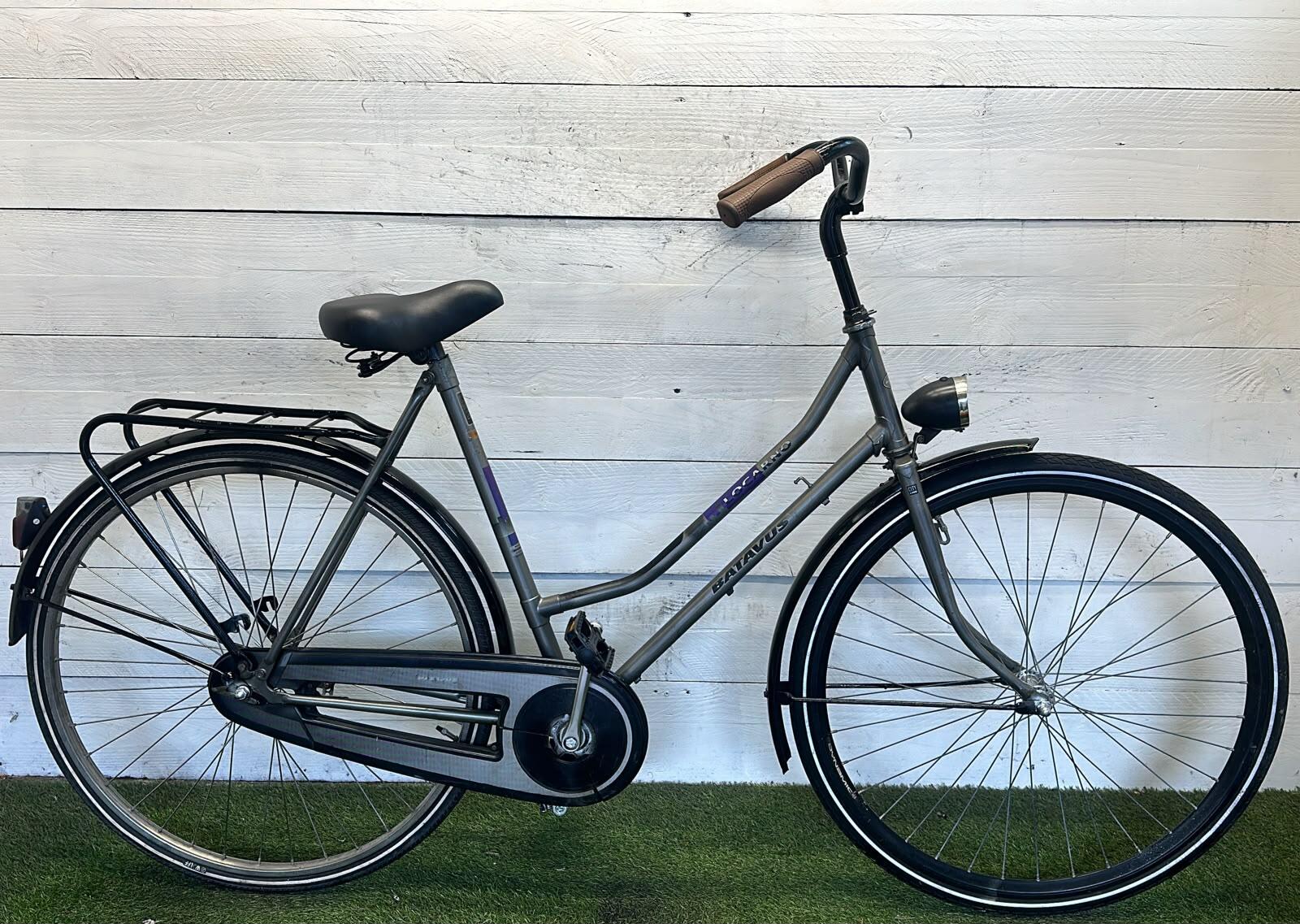 Batavus city bike, grey/metal