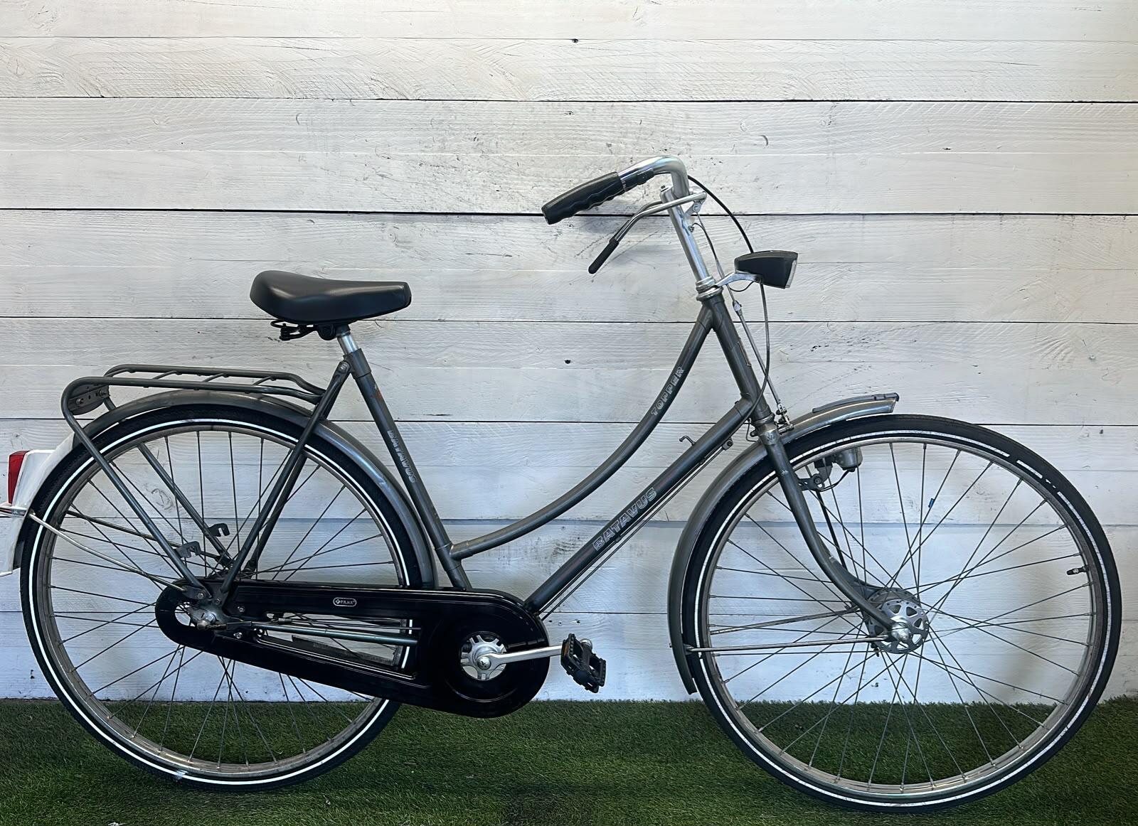 Batavus city bike, grey/metal