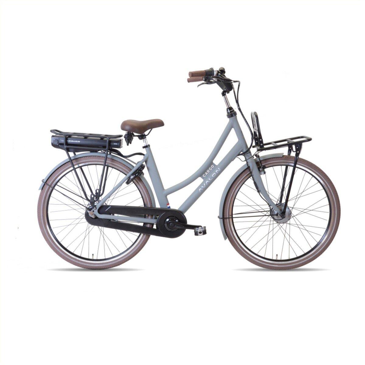 Avalon E-Cargo N7 D56cm. Grijs Mat 432Wh, grey/metal