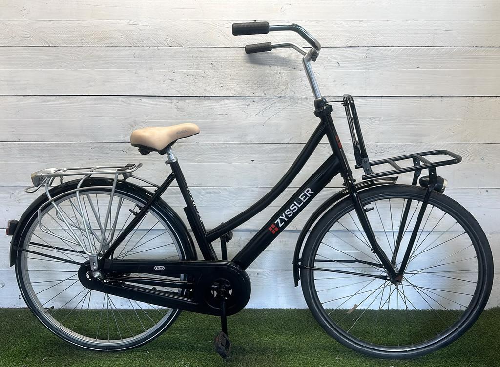 Transport city bike, black