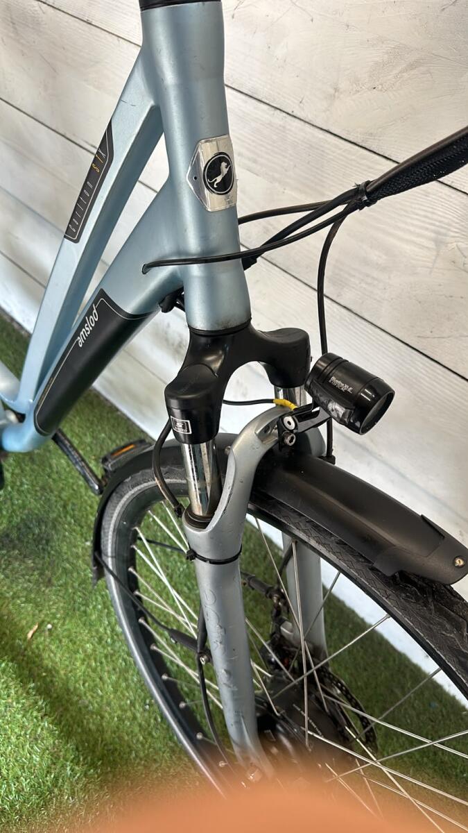 Amslod electric mom/dad bike city bike 561Wh, grey/metal (3)