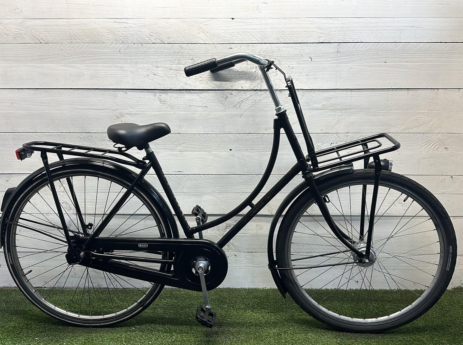 Gazelle transport city bike, black