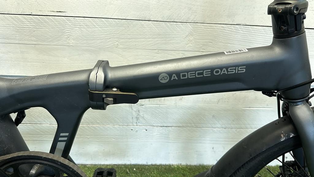 Electric city bike 345Wh, grey/metal (4)
