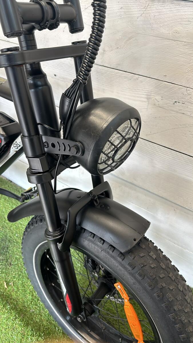 Electric city bike 748Wh, black (4)