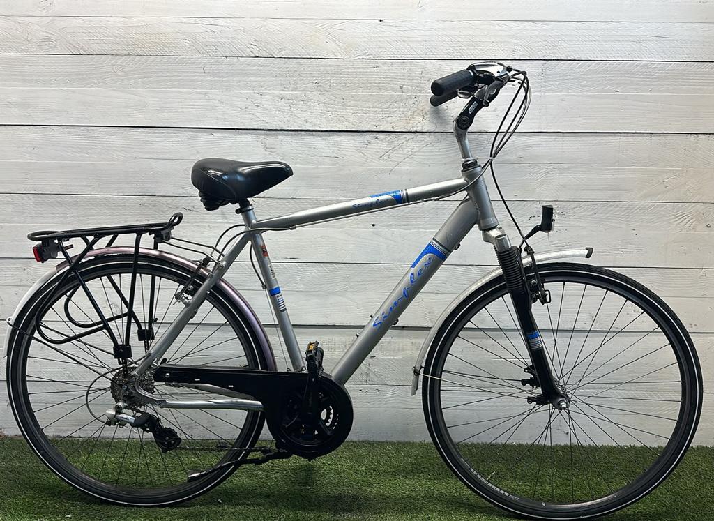 Simplex mom/dad bike city bike, grey/metal