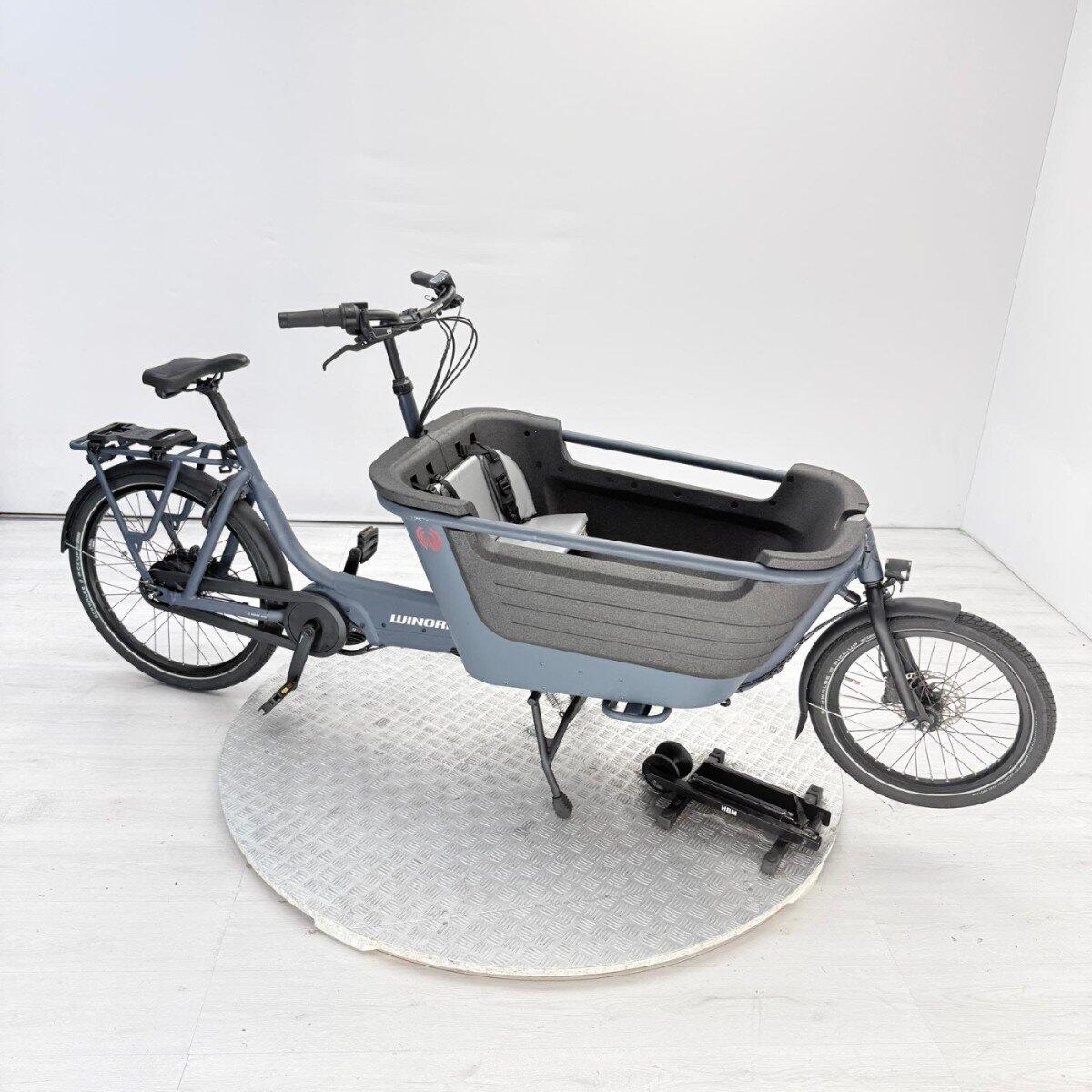 Winora F.U.B 2W | 659Km | 500wh | DEMO | Bakfiets 500Wh, blue (5)
