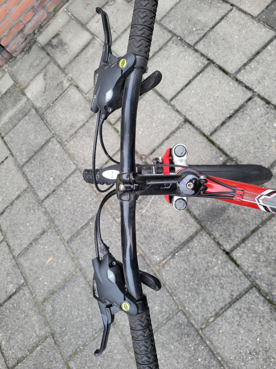 Lichtgewicht, robuuste Raleigh Diego Zwart-Rood (4)