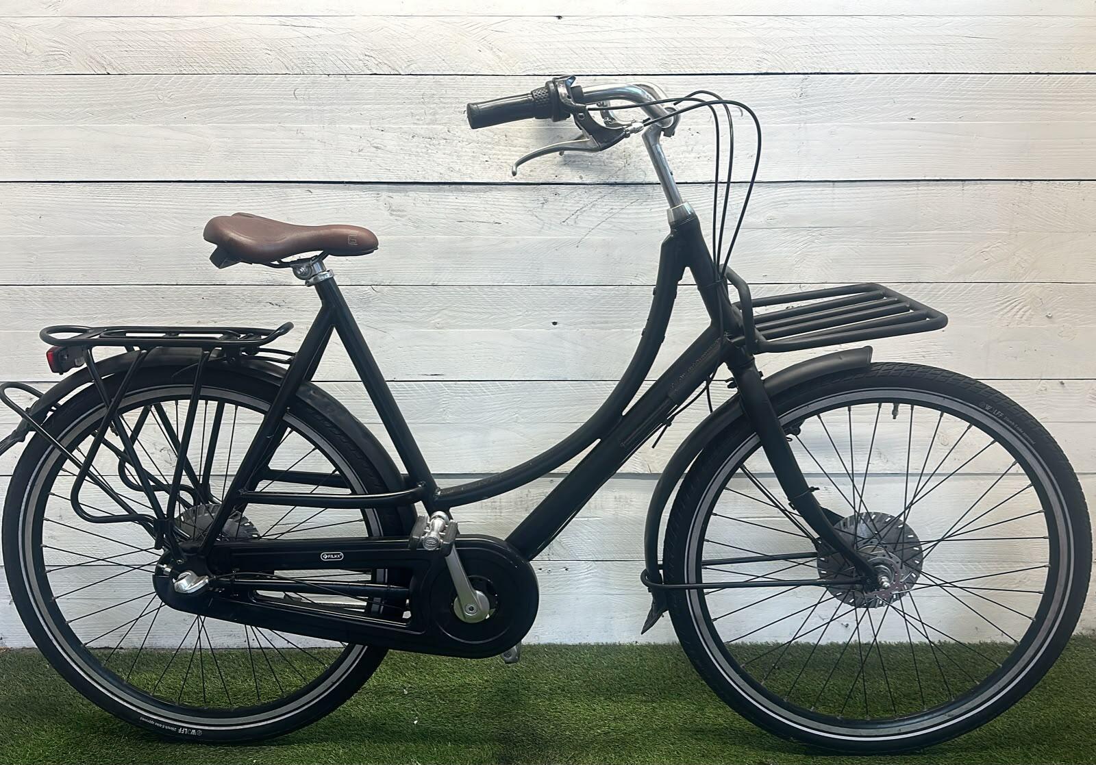 Azor transport city bike, black