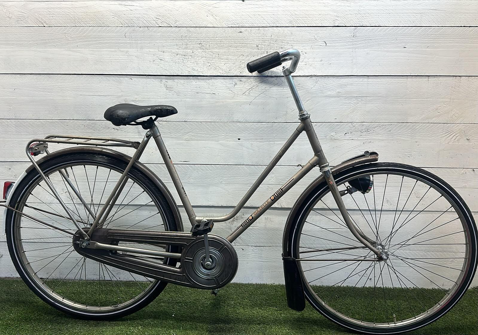 Gazelle city bike, grey/metal