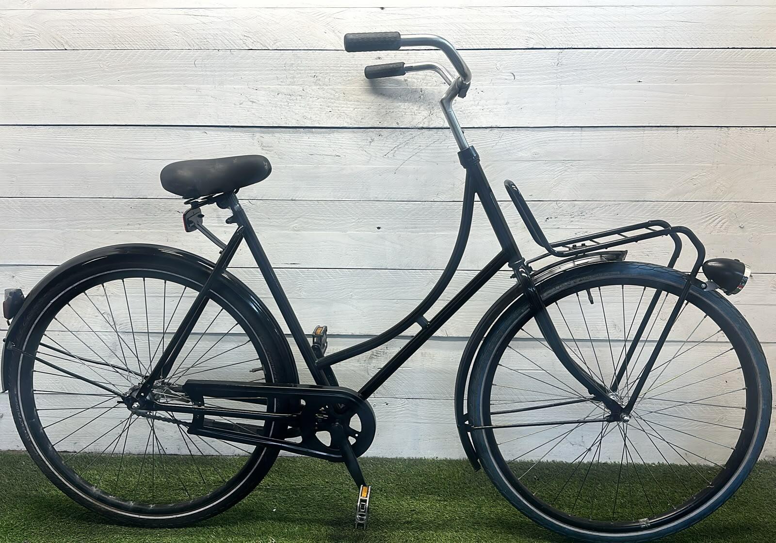 Transport city bike, black
