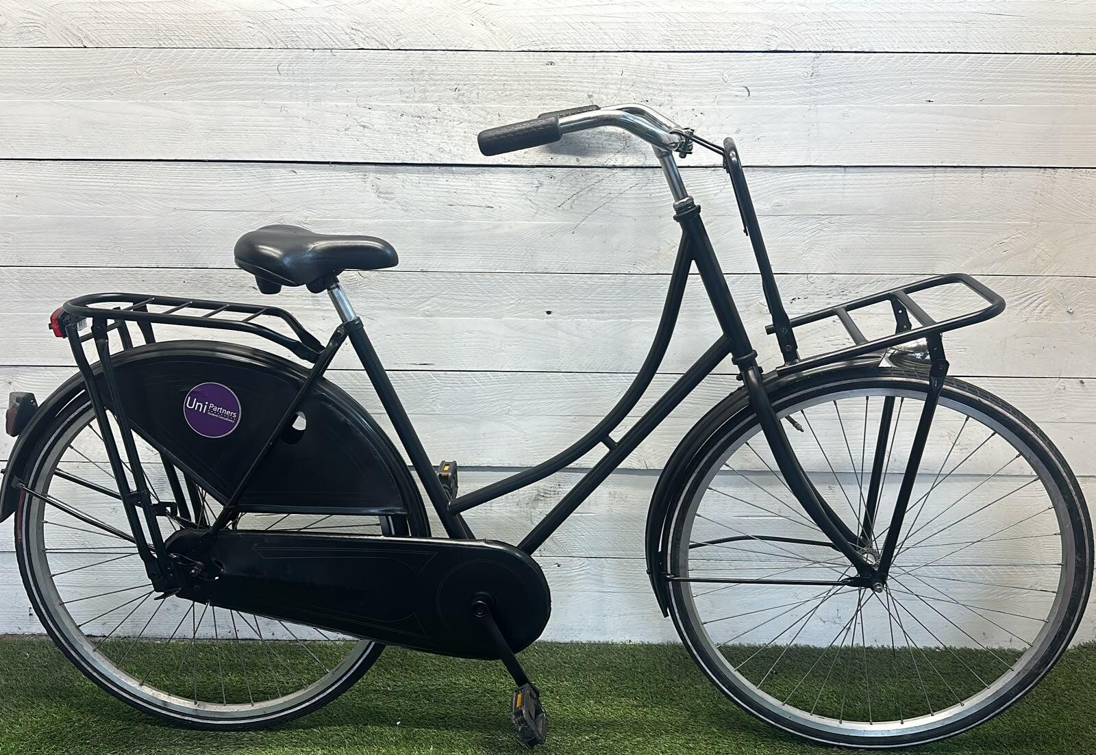 Transport city bike, black