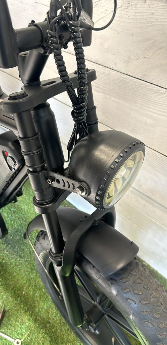Electric city bike 720Wh, black (3)