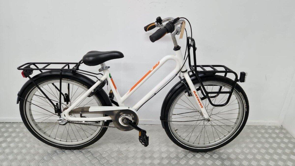 Batavus kinderfiets | Gebruikt | 24 inch | 3 maanden garan, white