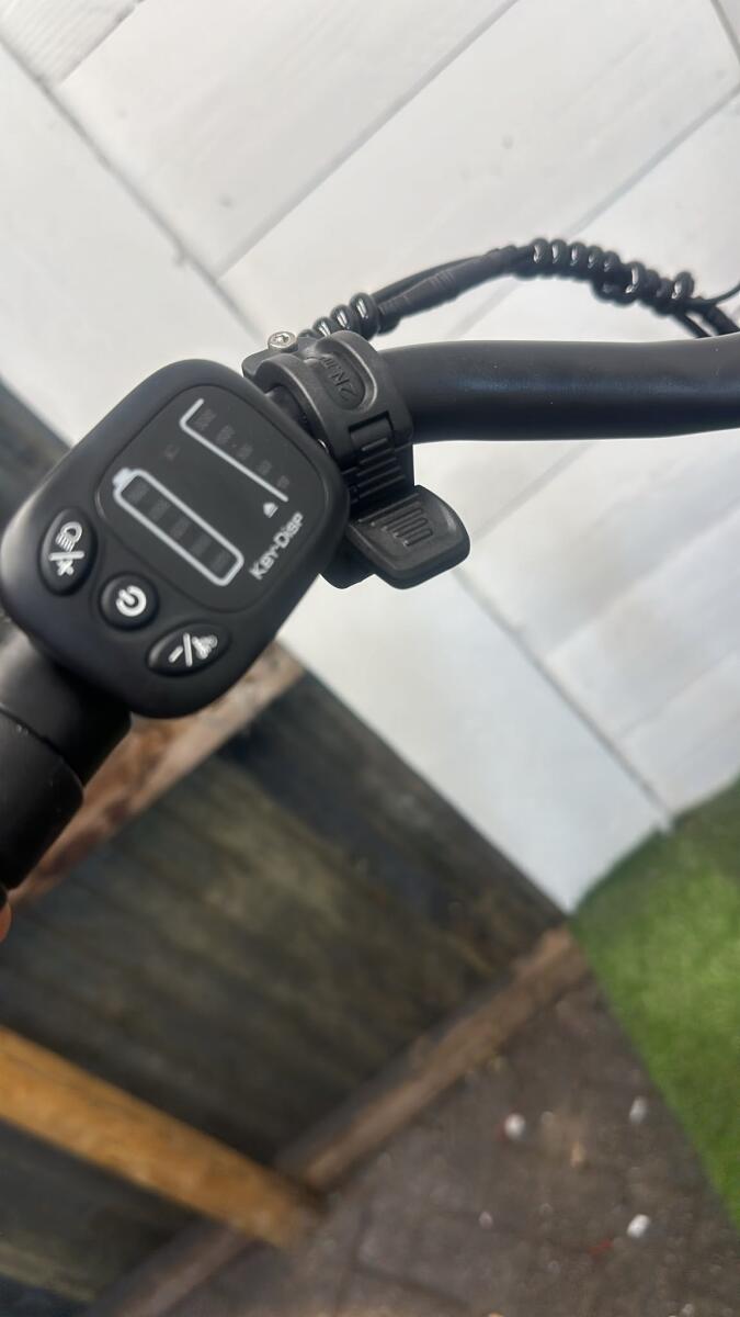 Electric city bike 468Wh, black (5)