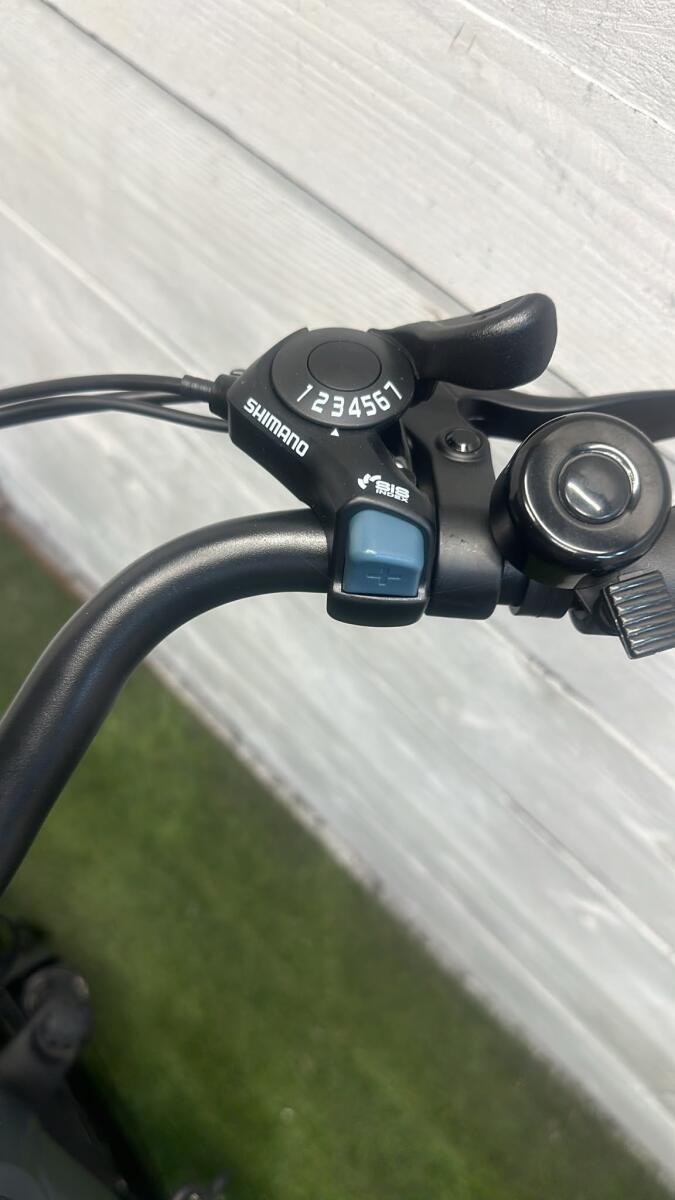 Electric city bike 468Wh, black (4)