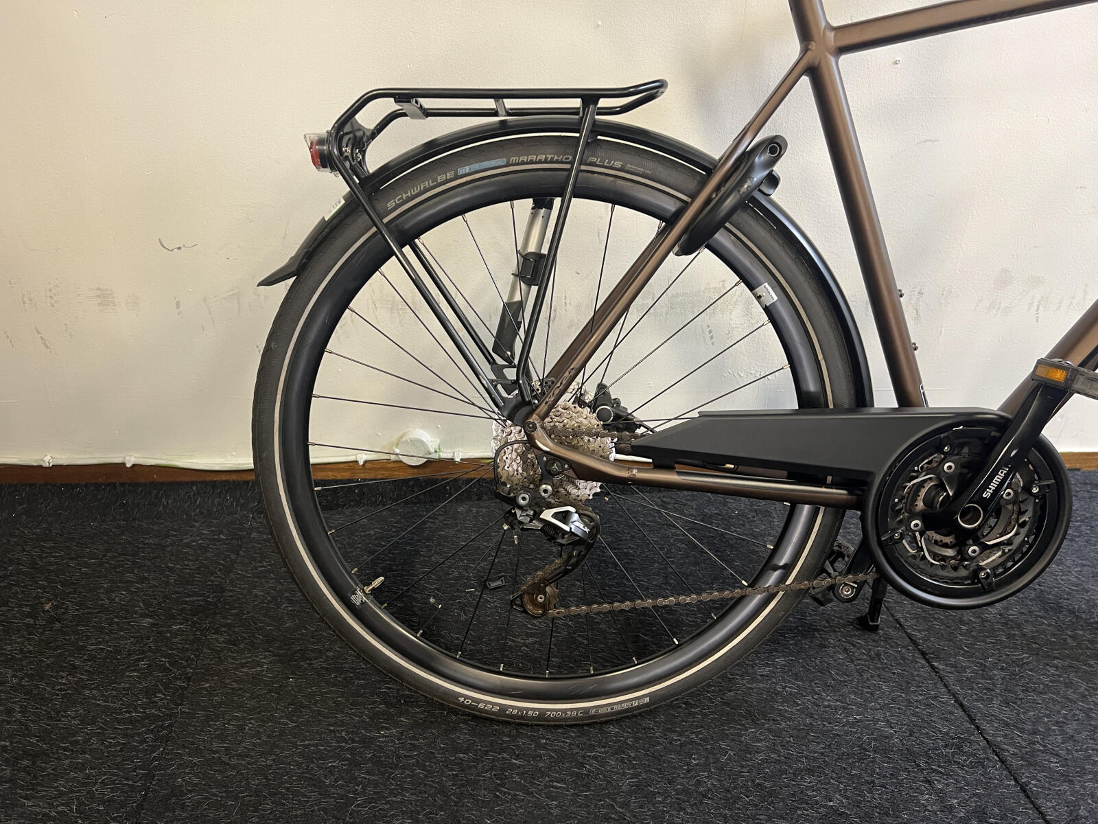 Brown Koga F3 series trekking bike (5)