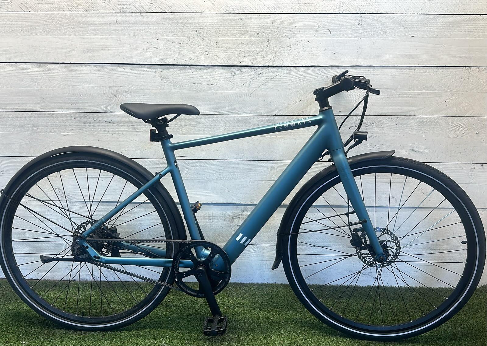 Tenways electric city bike 420Wh, blue