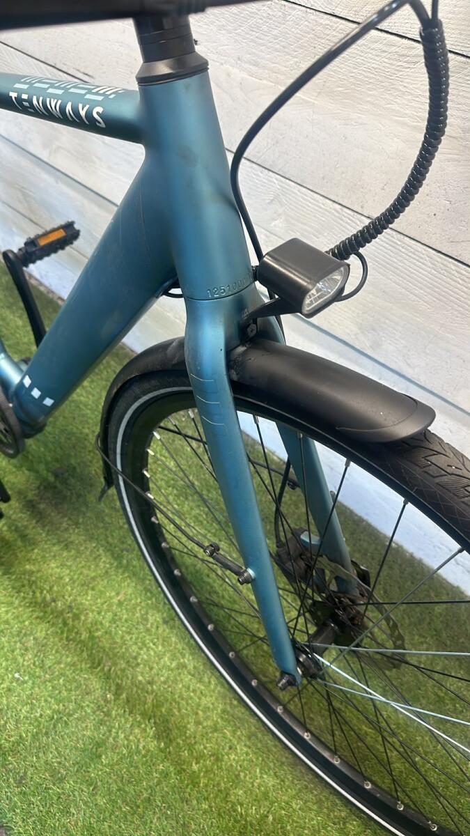 Tenways electric city bike 420Wh, blue (3)