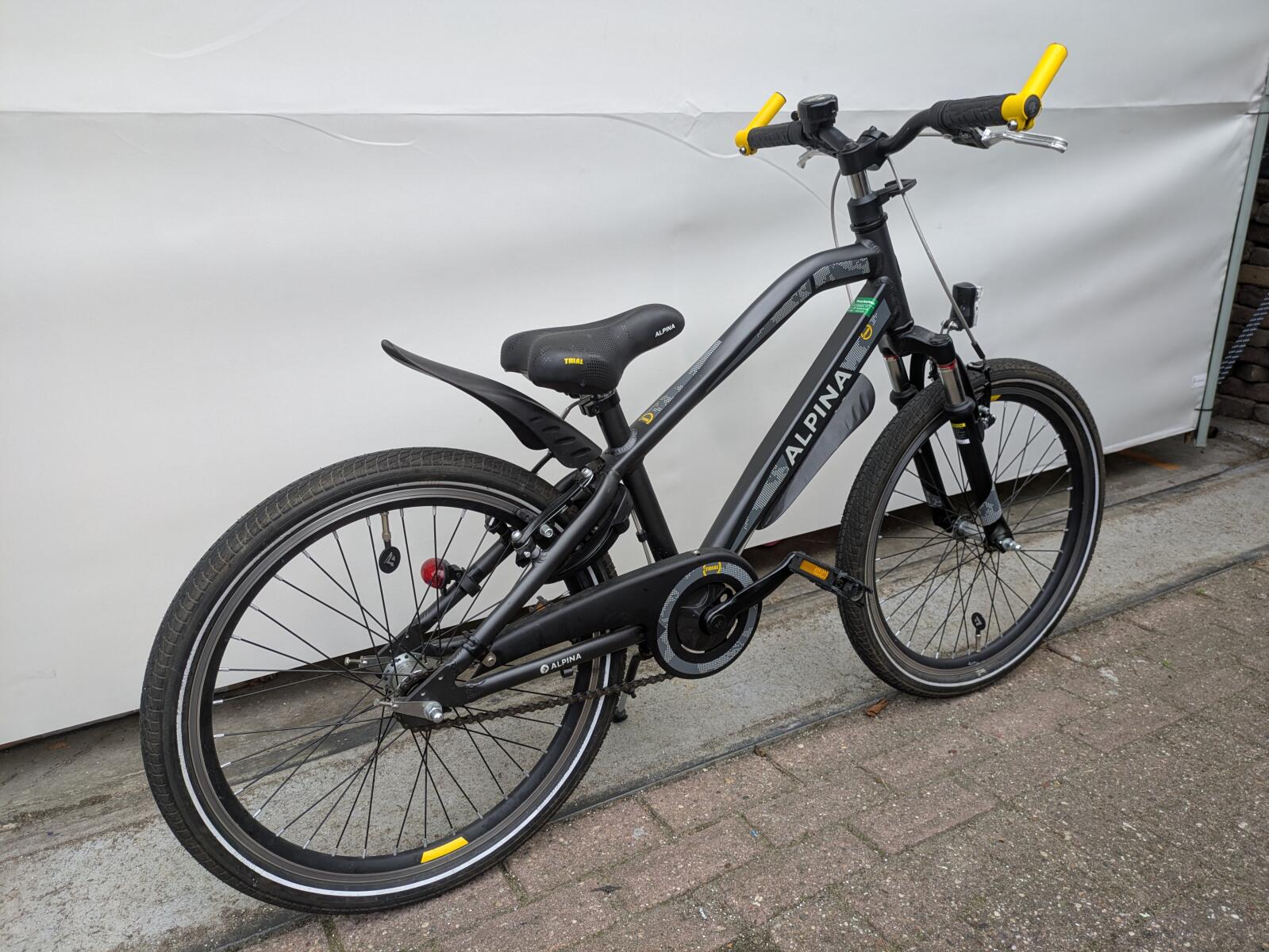 22 inch Alpina Trial met handremmen, terugtraprem. (4)