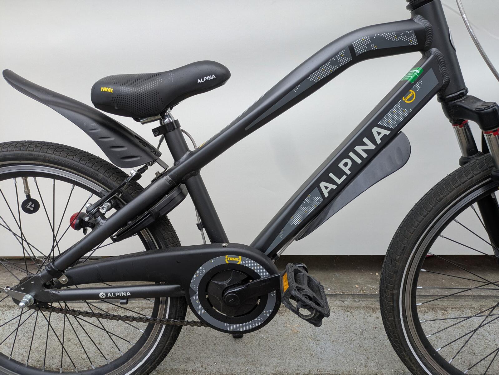 22 inch Alpina Trial met handremmen, terugtraprem. (5)