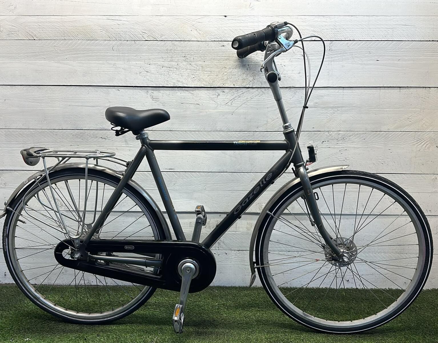Gazelle city bike, grey/metal