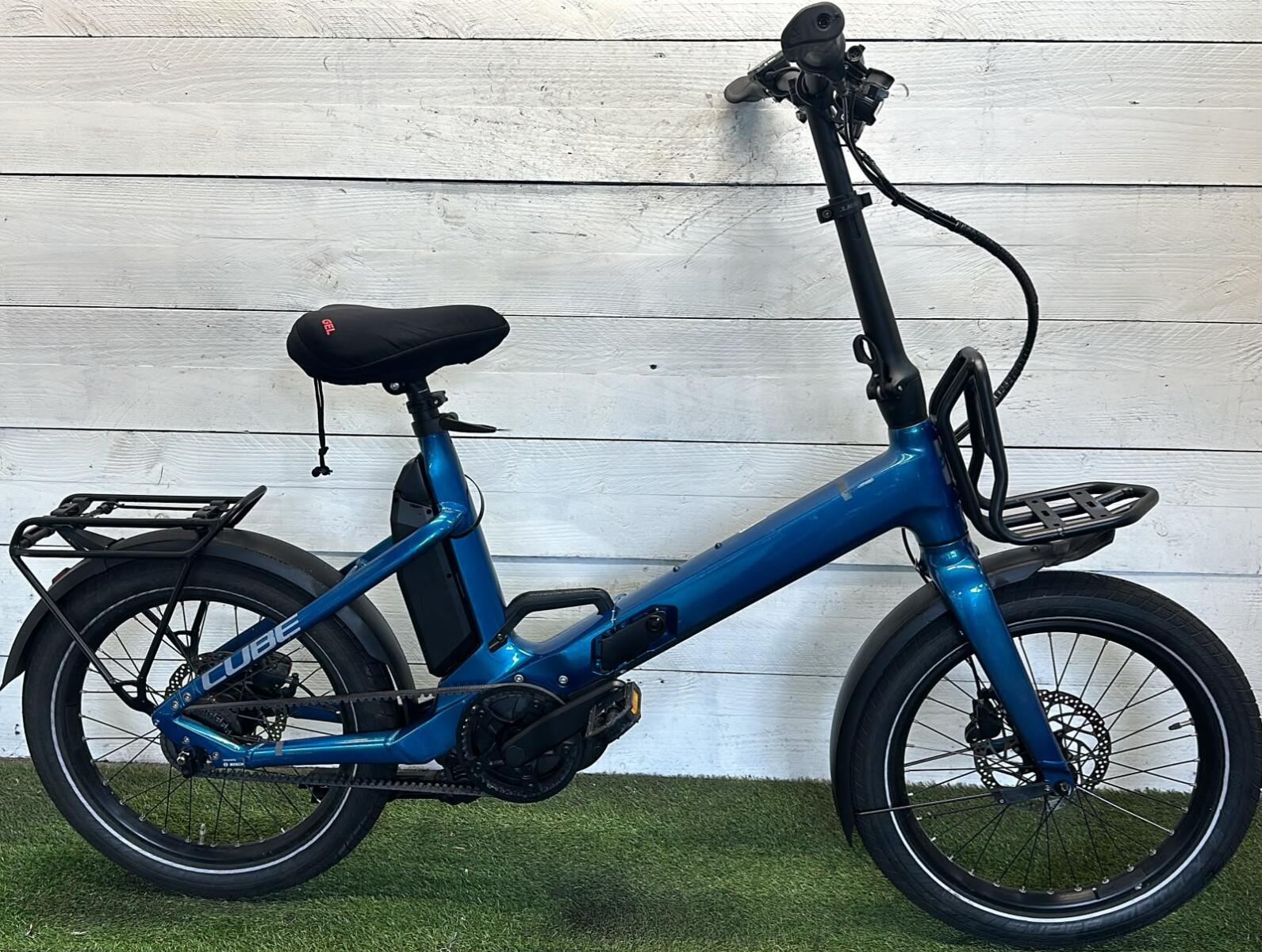 Cube electric transport city bike 360Wh, blue