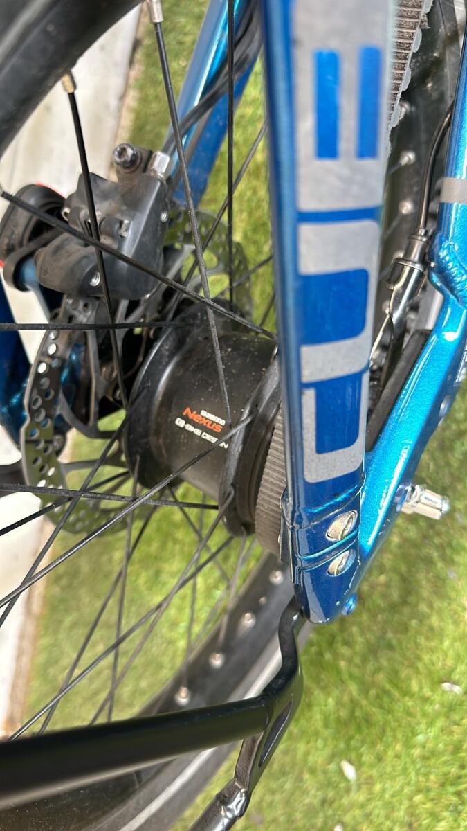 Cube electric transport city bike 360Wh, blue (3)