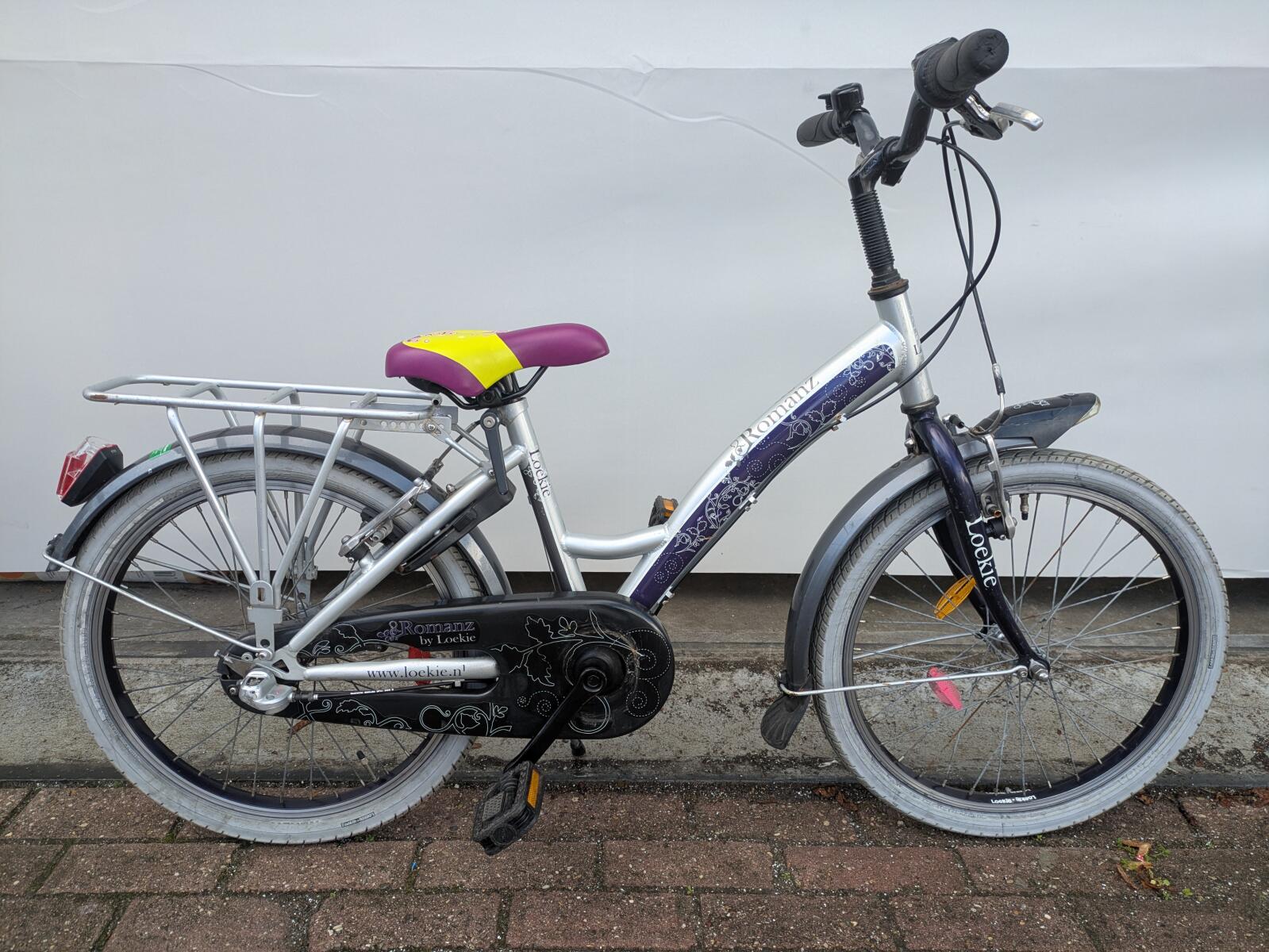 20 inch Loekie Romanz met 3 versnellingen.