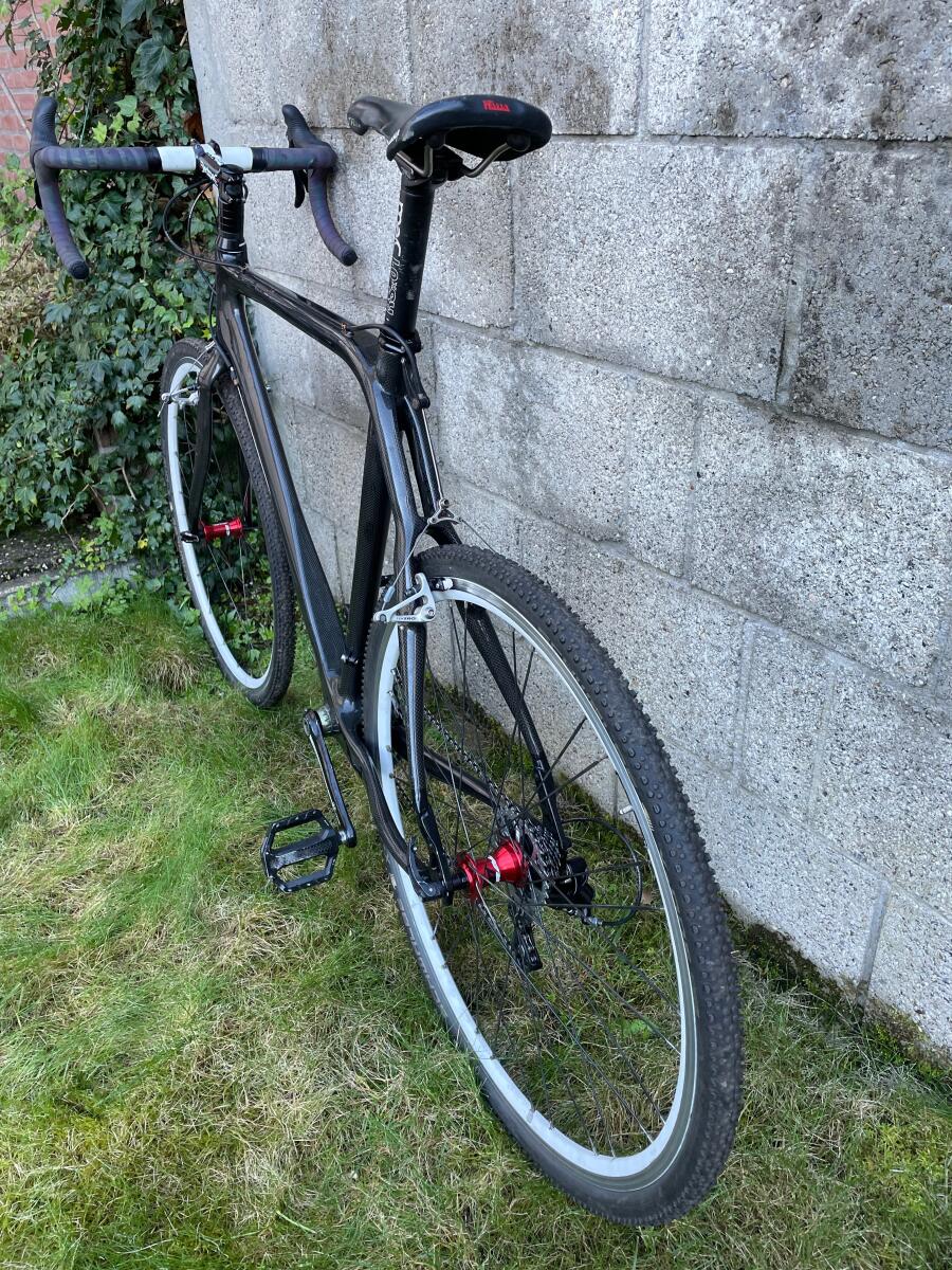 Zwarte wedstrijd Cyclocrossfiets (4)