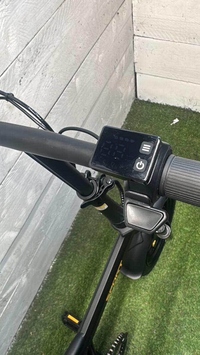 Electric folding city bike 258Wh, black (5)