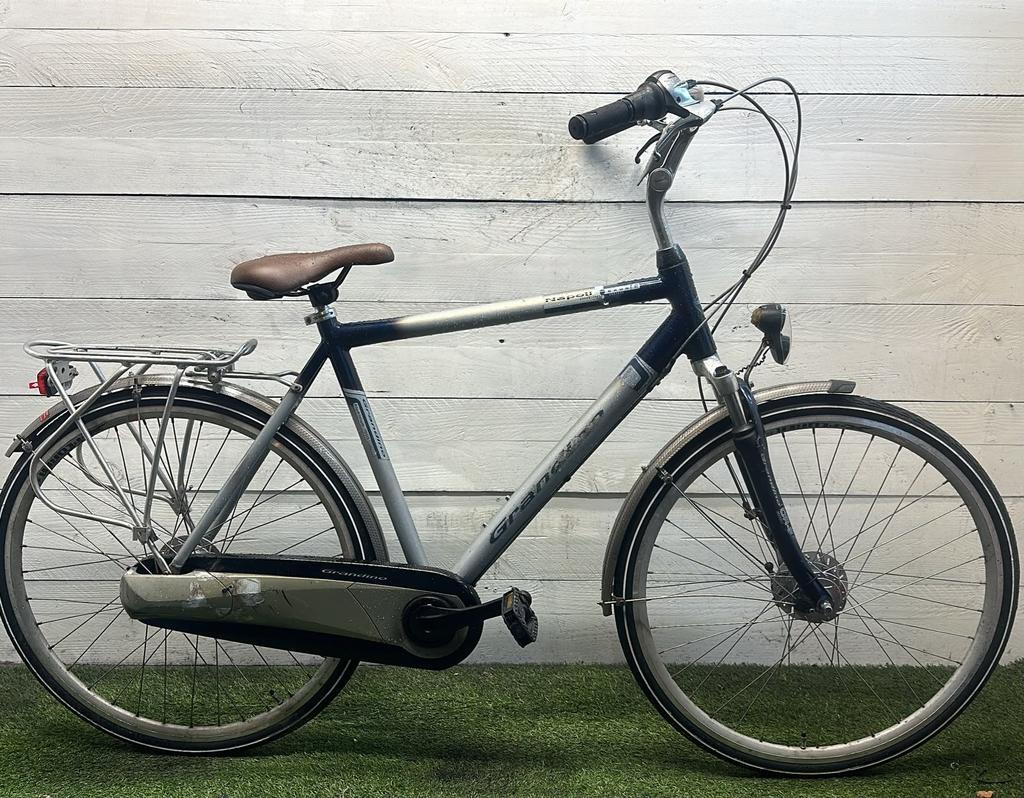 City bike, grey/metal